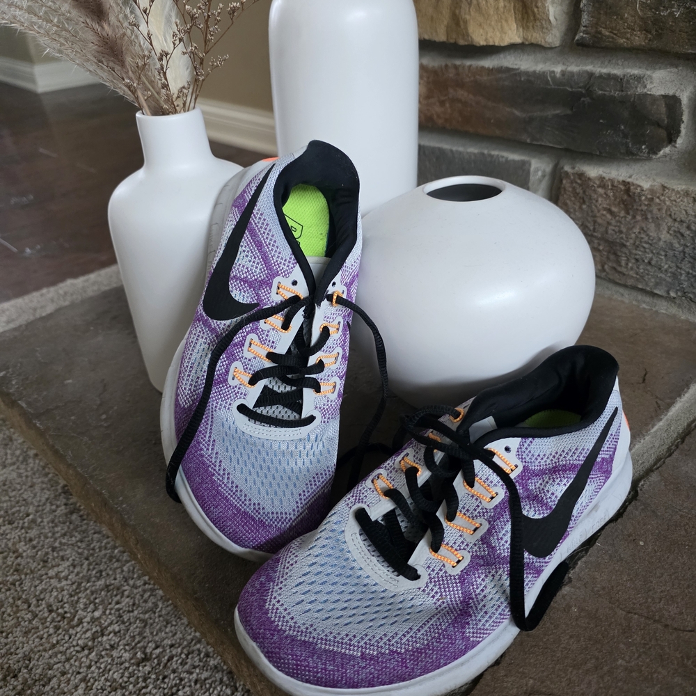 Nike Purple and White Athletic Shoes